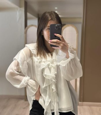 Blouse MANDY blanc