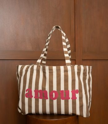 Totebag AMOUR olive