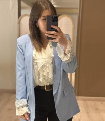 Blazer LIVIA bleu ciel