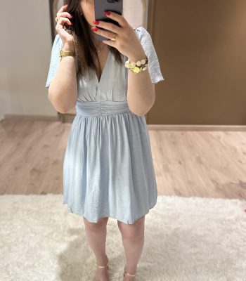 Robe SALOMÉ bleu ciel