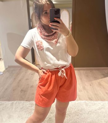 Short LEÏLA corail