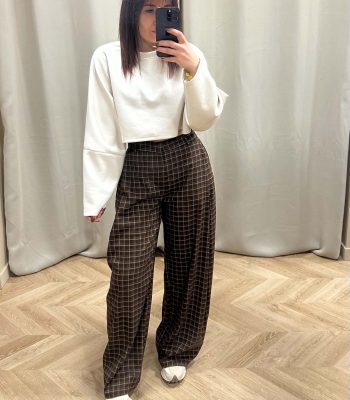Pull croc-top ALICE écru