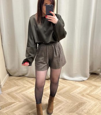 Short à carreaux RENATA